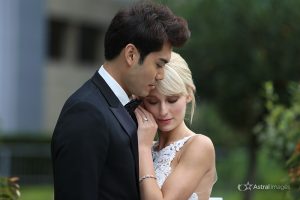 Fairmont Waterfront Bridal Styled Shoot - The Couple Closeup