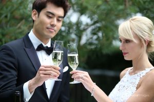 Fairmont Waterfront Bridal Styled Shoot - Champagne Toast