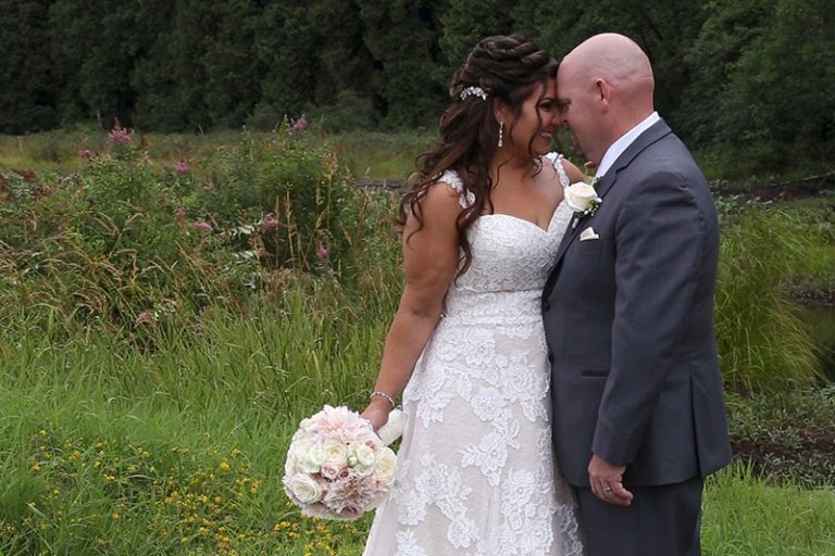 Golden Eagle Golf Course Wedding - Darrin & Gina foreheads