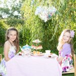 Tea Party at Trout Lake - smiling girls