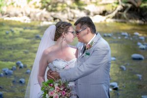 Chapman Creek Backyard Wedding - Nose to nose