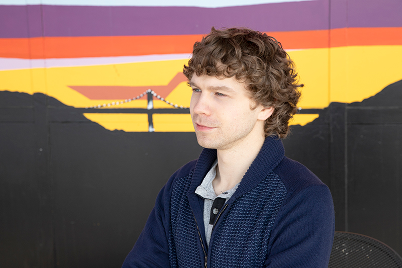 online dating profile photo - lonsdale quay mural profile