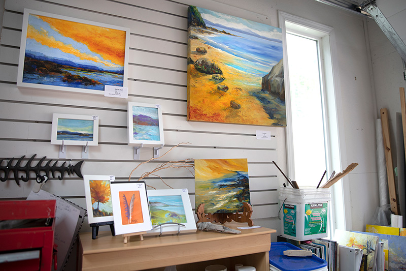 qathet region studio tour 2021 - artist bios - Bente Hansen art2