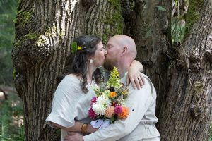 Marta and Victor Wedding Photos - in the forest